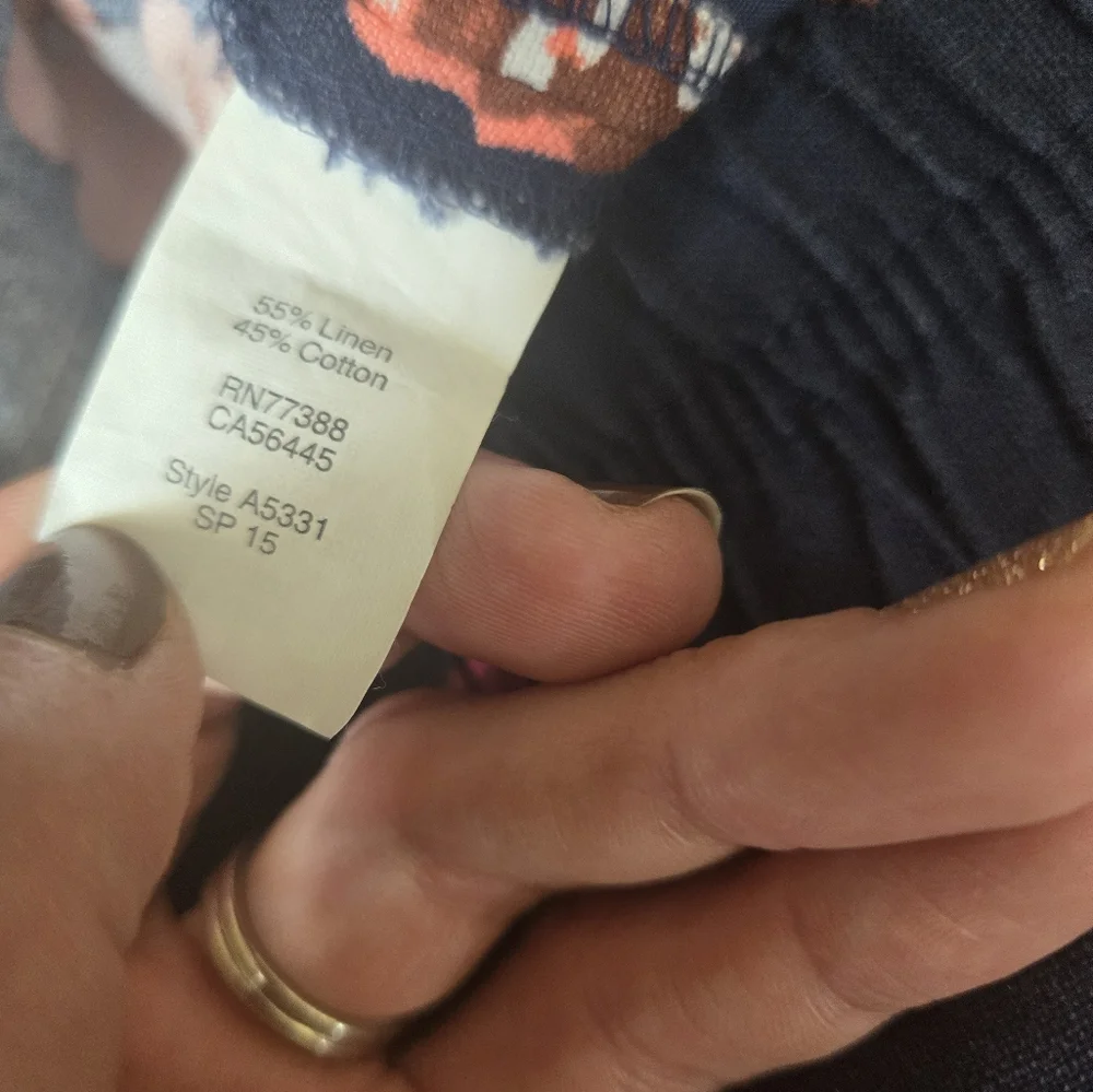 J Crew linen foral shorts